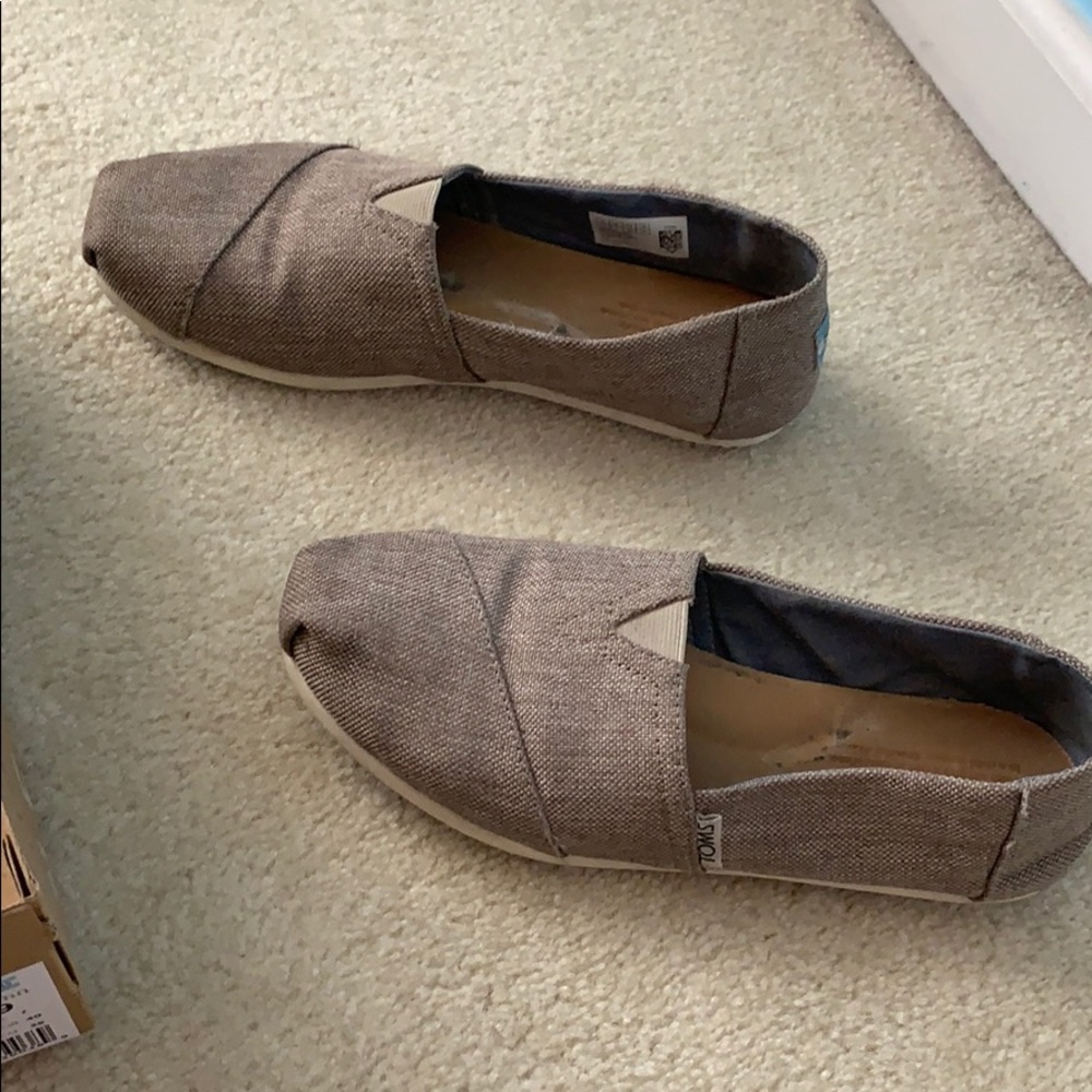 Desert Taupe Canvas Toms
